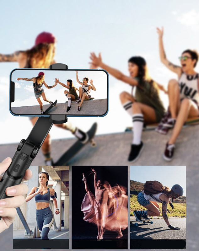 Gimbal tay cầm chống rung 1 trục kèm gậy selfie OEM RP006