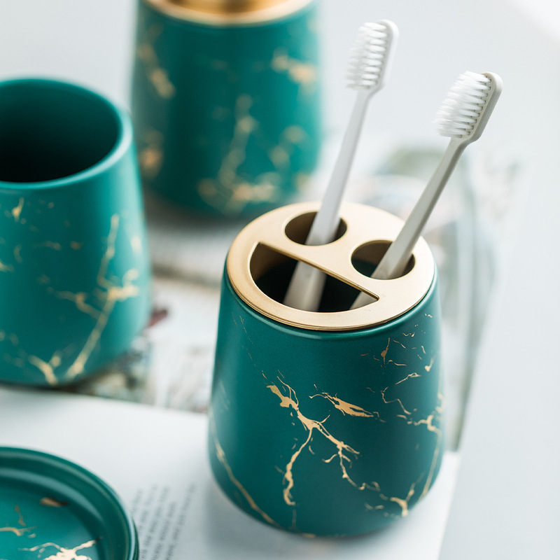 Bộ đồ dùng nhà tắm sứ Ceramic Zixin ZANE03