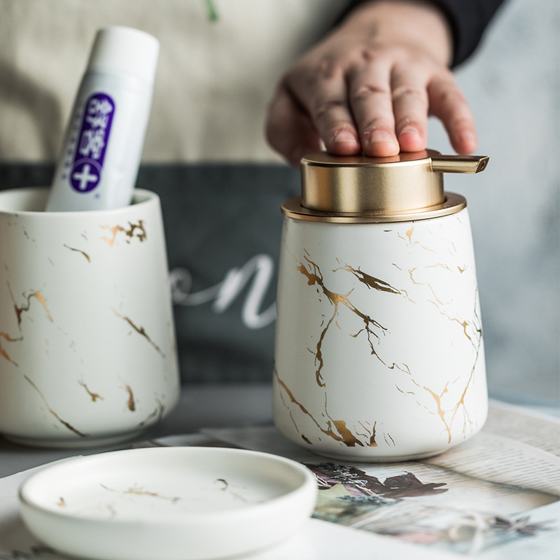 Bộ đồ dùng nhà tắm sứ Ceramic Zixin ZANE03