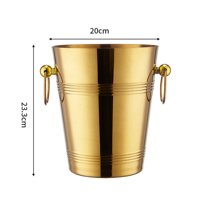 Xô đá ướp rượu xô đựng đá 5L inox 304 Barx BX025