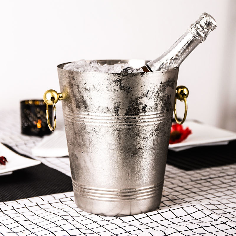 Xô đá ướp rượu xô đựng đá 5L inox 304 Barx BX025