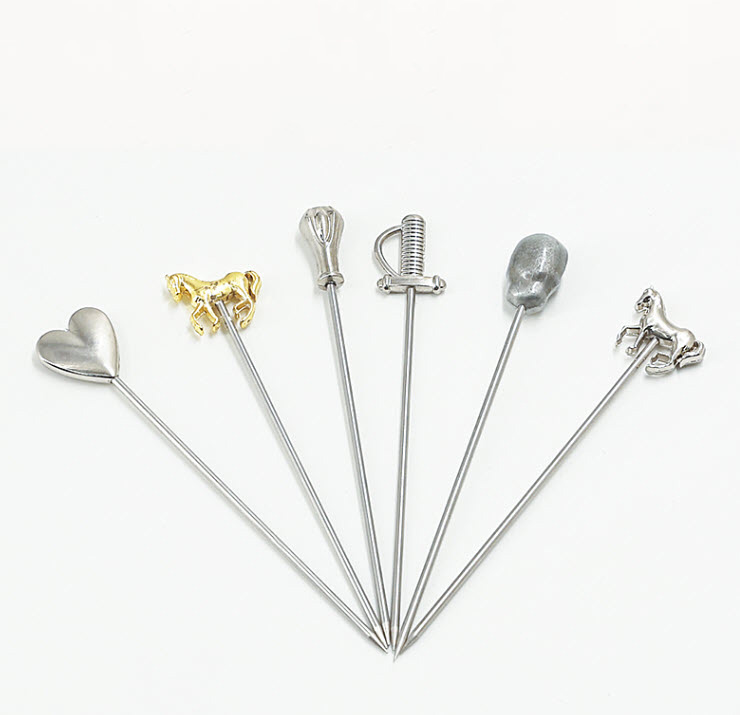Cây xiên trái cây trang trí cocktail inox Barx BX033
