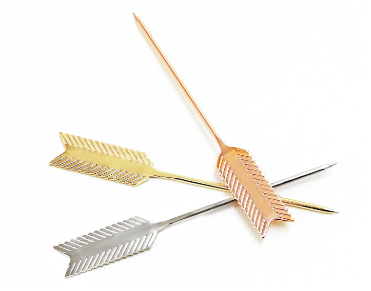 Cây xiên trái cây trang trí cocktail inox Barx BX033