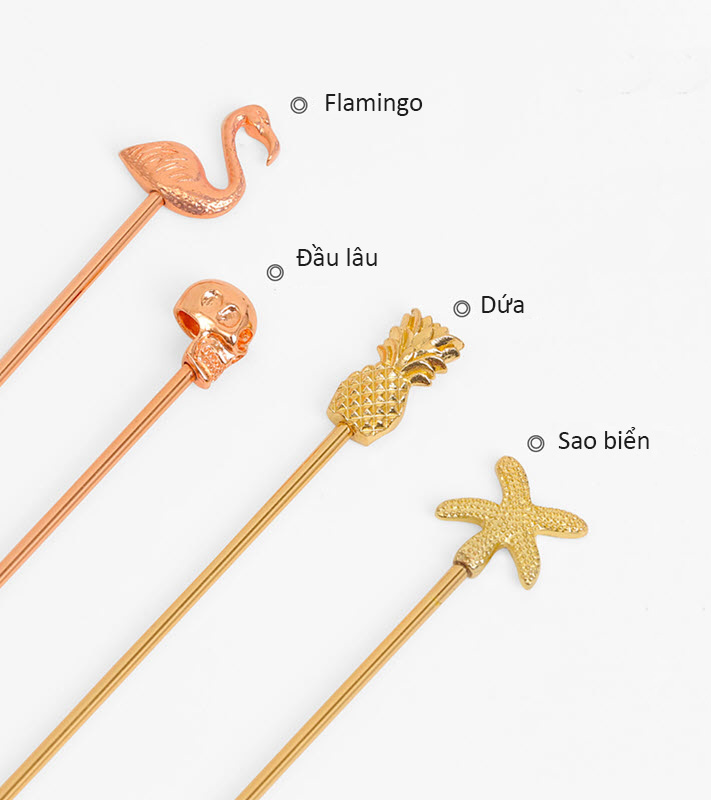Muỗng coctail muỗng khuấy đồ uống inox Barx BX036