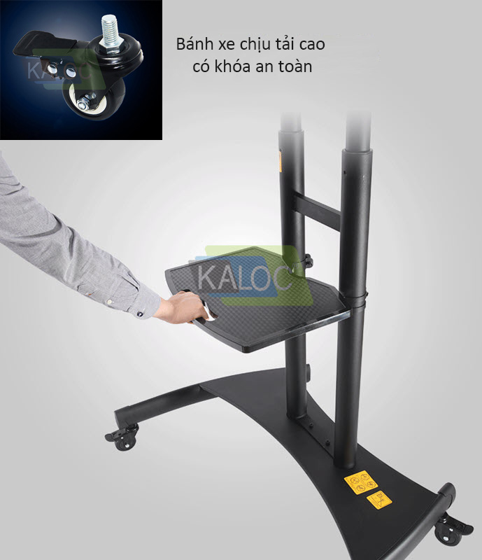 Giá treo Tivi di động chân đứng sàn 32-65inch Kaloc KLC150