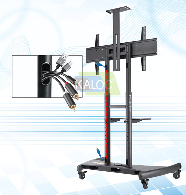 Giá treo Tivi di động chân đứng sàn 55-80inch Kaloc KLC180