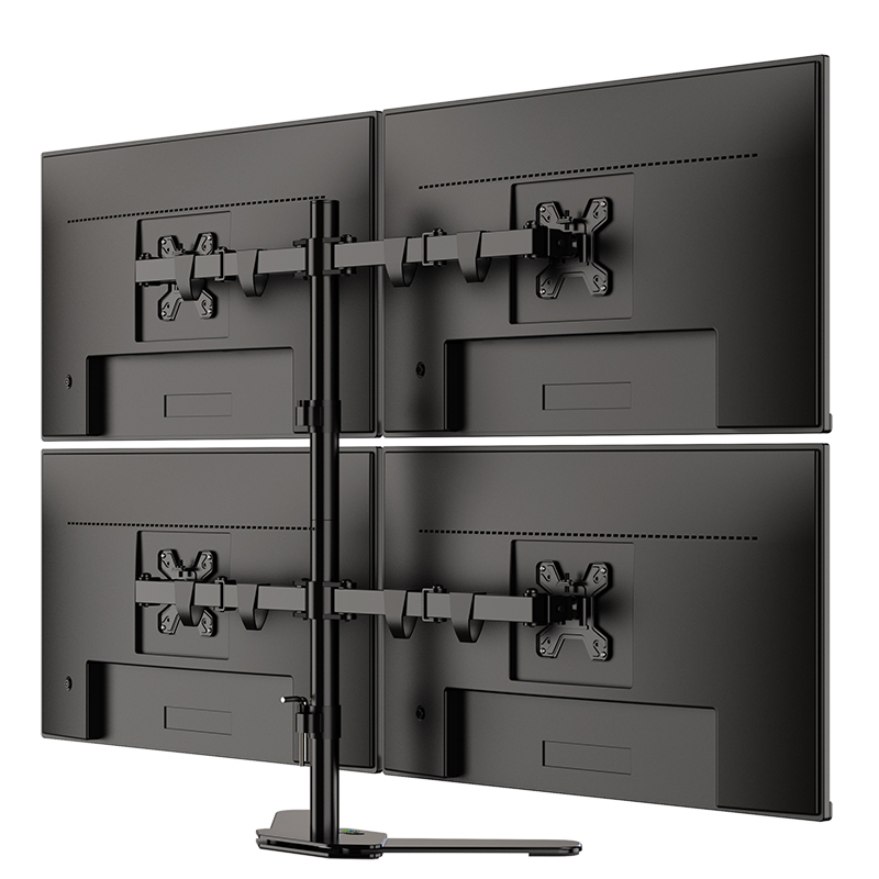 Giá treo 4 màn hình máy tính kẹp bàn 20-27inch Kaloc DW240-J