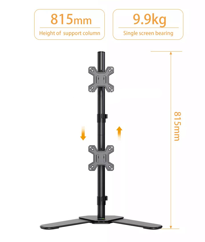 Giá treo 2 màn hình máy tính để bàn 20-27inch Kaloc DW120-T