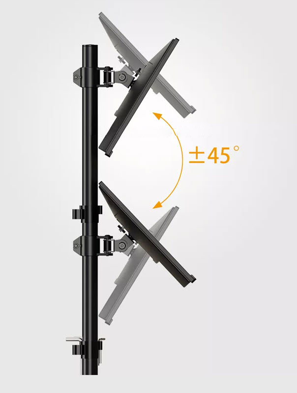 Giá treo 2 màn hình máy tính để bàn 20-27inch Kaloc DW120-T