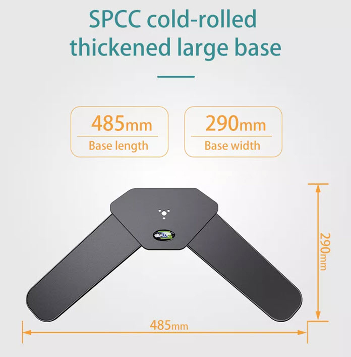 Giá treo 2 màn hình máy tính để bàn 20-27inch Kaloc DW120-T