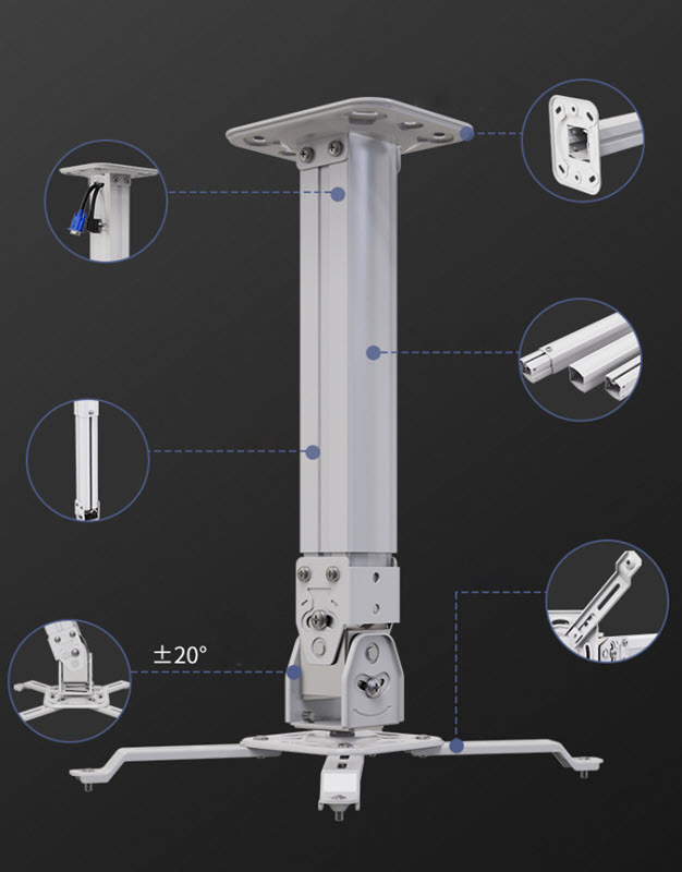 Giá treo projector máy chiếu gắn trần Kaloc T518W