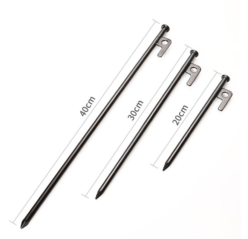 Đinh neo lều cọc cố định lều cắm trại Contoose CTS09 thép nguyên chất nhiều kích cỡ