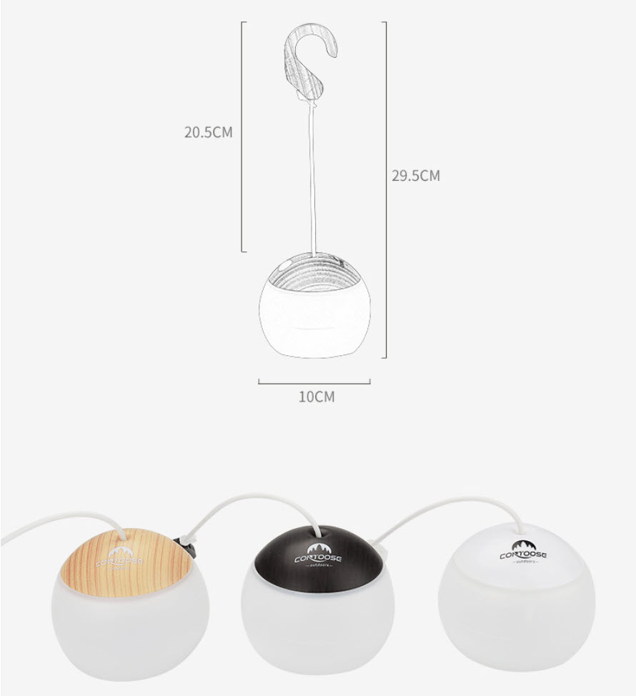 Đèn treo cắm trại ngoài trời đèn Led pin sạc dã ngoại Contoose CTS18