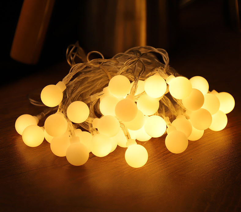 Đèn Led dây trang trí cho cắm trai dã ngoại Contoose CTS24 ánh sáng vàng dùng pin