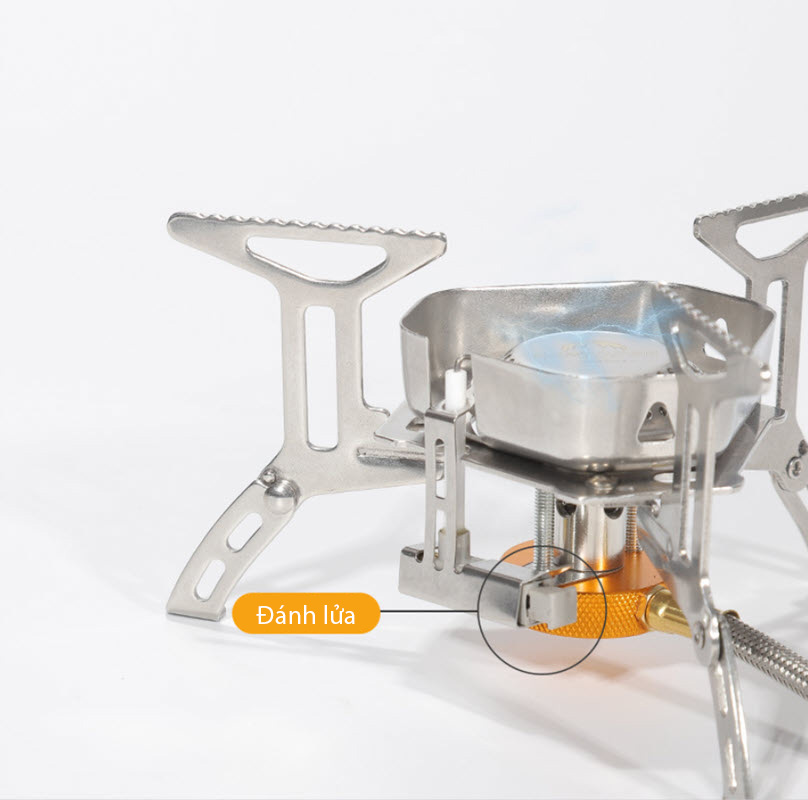 Bếp gas mini cắm trại dã ngoại chống gió có thể gấp gọn Contoose CTS34