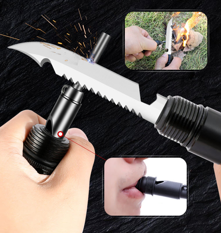 Xẻng đa năng nhiều công cụ cho cắm trại dã ngoại Contoose CTS37