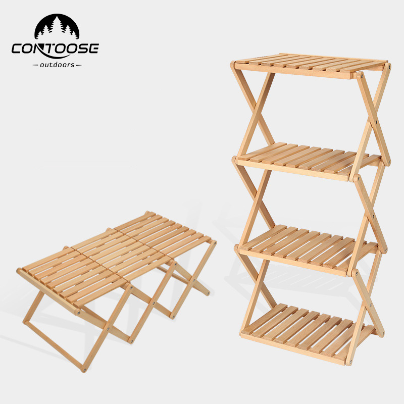 Kệ xếp để đồ dùng cắm trại dã ngoại Contoose CTS41 có thể thay đổi thành bàn