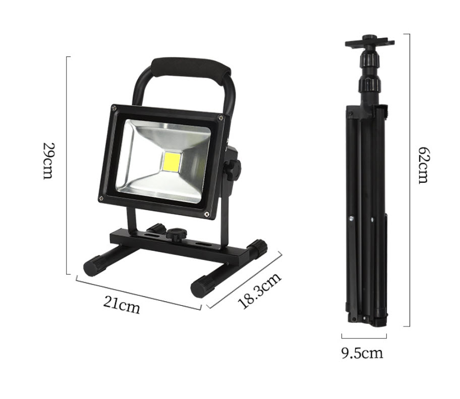 Đèn Led chiếu sáng cắm trại ngoài trời Contoose CTS50 pin sạc 20W