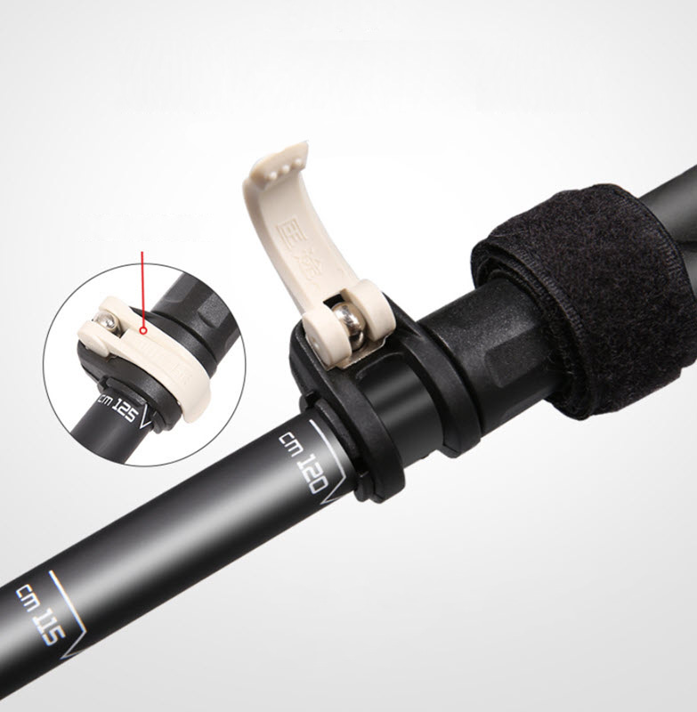 Gậy leo núi gậy đi bộ đường dài sợi carbon Contoose CTS53 có thể gấp gọn