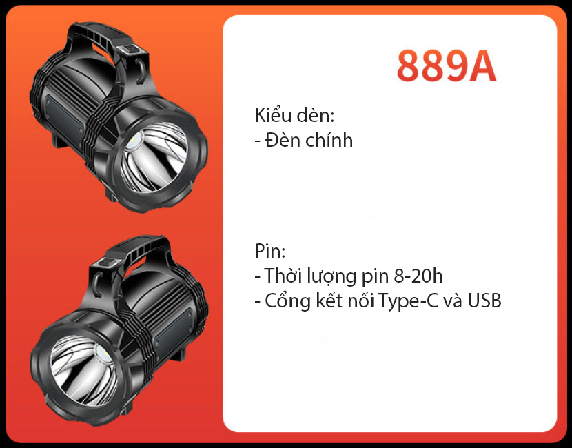 Đèn pin cầm tay siêu sáng đa năng Contoose CTS61