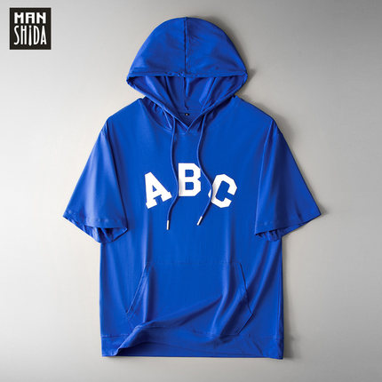 Áo len hoodie nam ManStar MS88103 tay ngắn 100% cotton