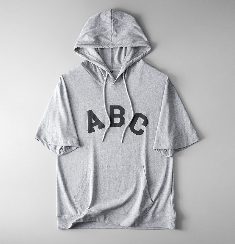 Áo len hoodie nam ManStar MS88103 tay ngắn 100% cotton