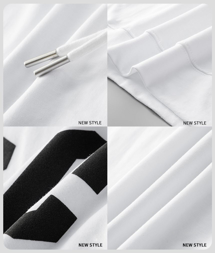 Áo len hoodie nam ManStar MS88103 tay ngắn 100% cotton