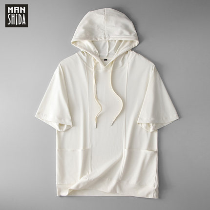 Áo len hoodie nam ManStar MS88101 tay ngắn 100% cotton