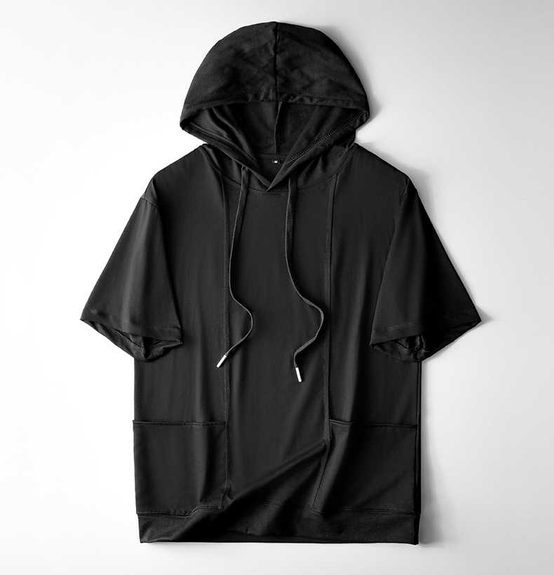 Áo len hoodie nam ManStar MS88101 tay ngắn 100% cotton