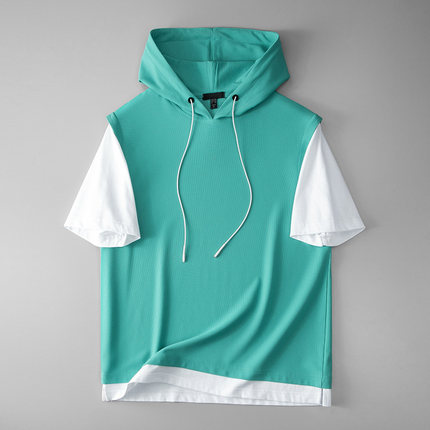 Áo len hoodie nam tương phản ManStar MS23263 vải co giãn thoáng khí