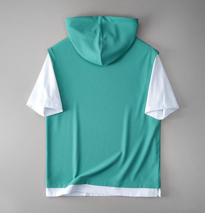 Áo len hoodie nam tương phản ManStar MS23263 vải co giãn thoáng khí