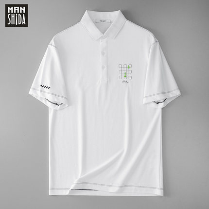 Áo polo nam ManStar MS5760 cổ gài nút 100% cotton