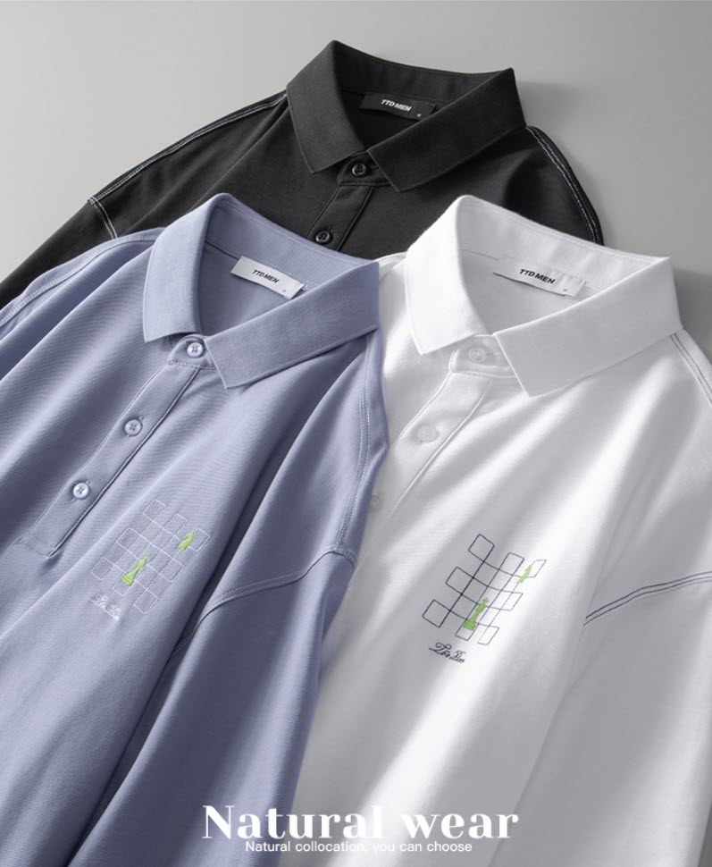 Áo polo nam ManStar MS5760 cổ gài nút 100% cotton