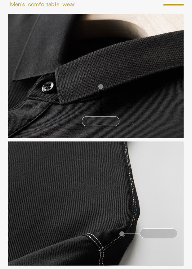 Áo polo nam ManStar MS5760 cổ gài nút 100% cotton