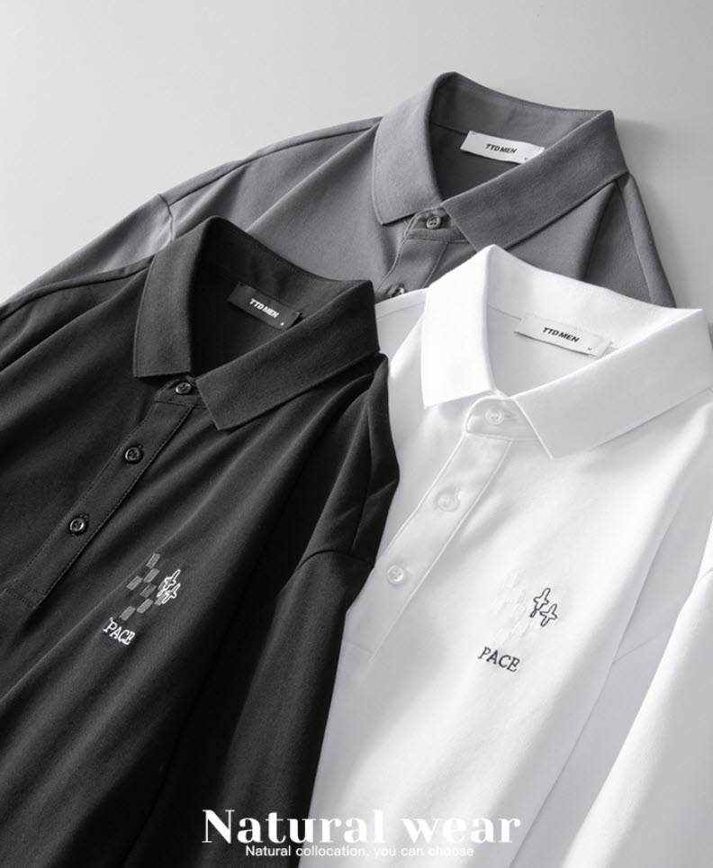 Áo polo nam ManStar MS5765 cổ gài nút thoáng khí co giãn nhẹ