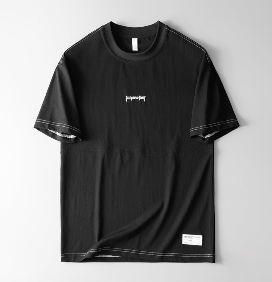 Áo thun nam ManStar MS902 tay ngắn 100% cotton thoáng khí