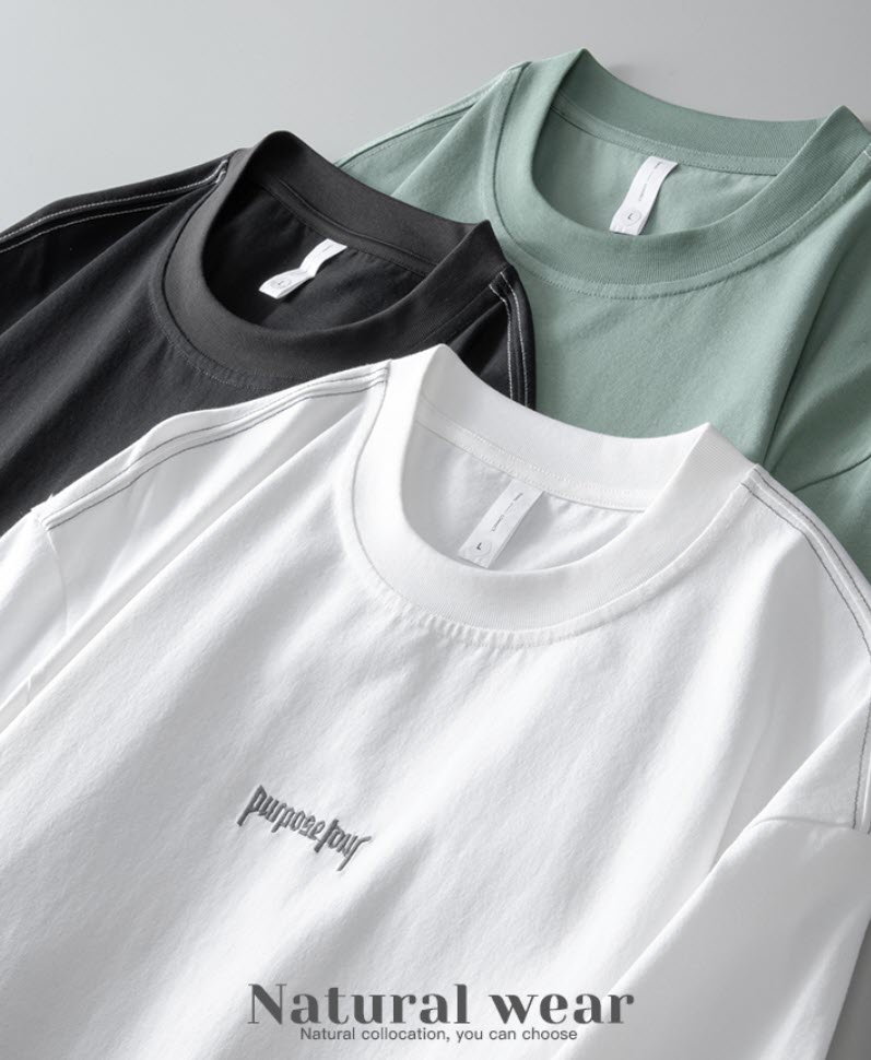 Áo thun nam ManStar MS902 tay ngắn 100% cotton thoáng khí