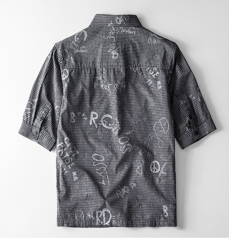 Áo sơ mi nam ManStar MS850772 tay ngắn 100% cotton thoáng khí