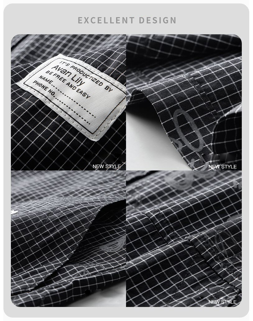Áo sơ mi nam ManStar MS850772 tay ngắn 100% cotton thoáng khí