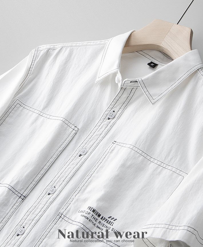 Áo sơ mi nam ManStar MS831516 thoáng khí 100% cotton