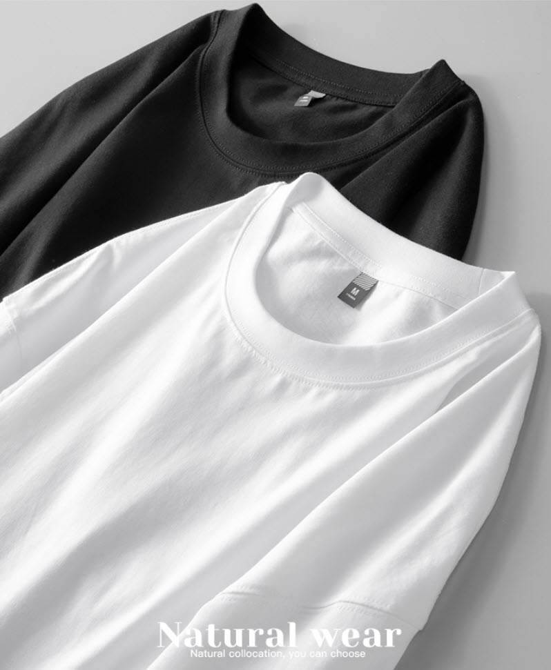 Áo thun nam ManStar BNGL001 mẫu trơn 100% cotton