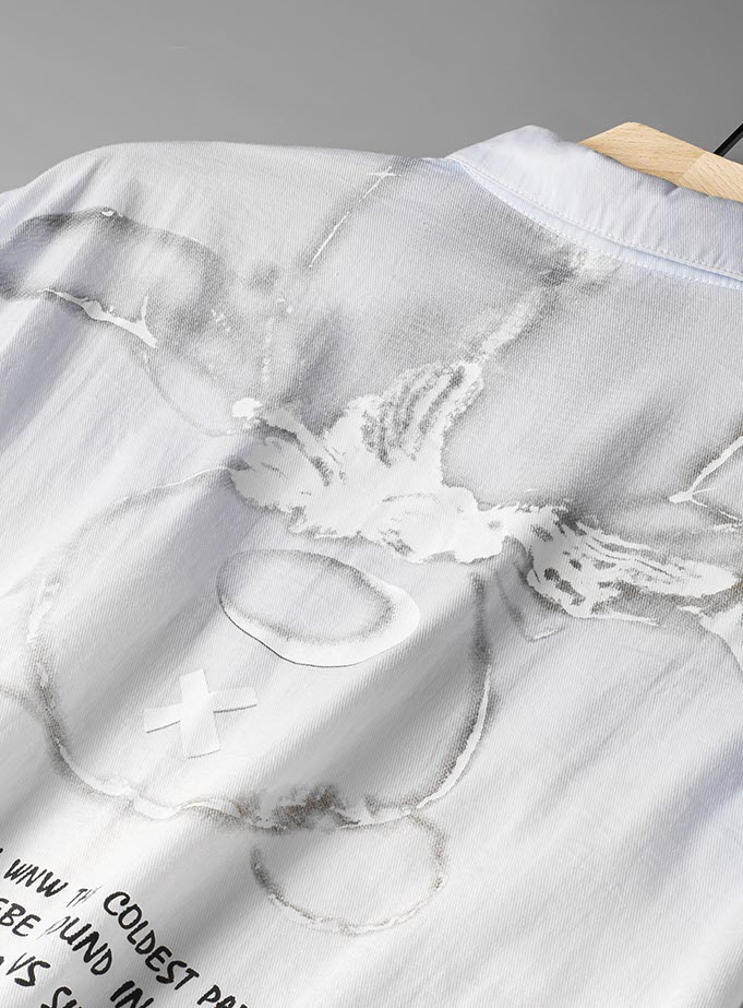 Áo sơ mi nam họa tiết tay lỡ ManStar YD08 thoáng khí 100% cotton