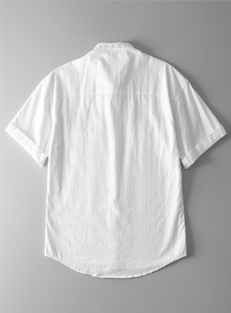 Áo sơ mi nam 100% cotton ManStar TC152 tay ngắn basic style