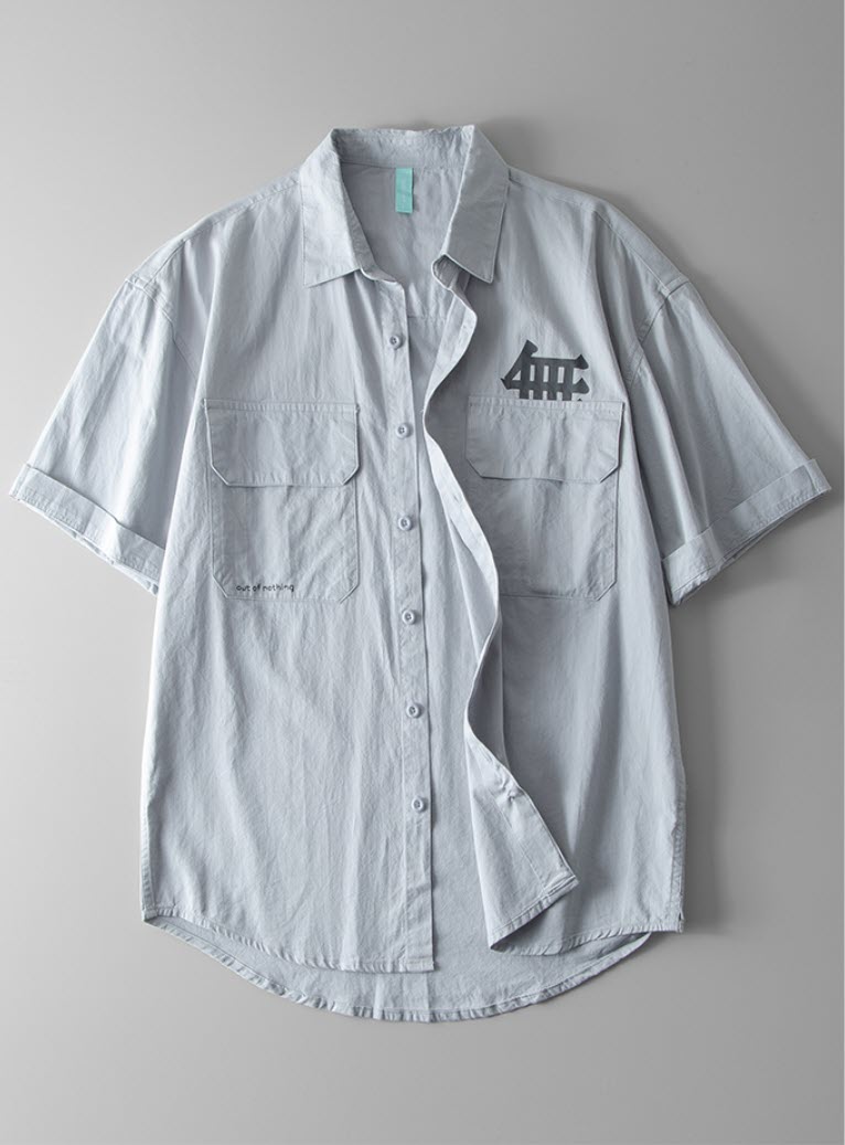 Áo sơ mi nam 100% cotton ManStar TC152 tay ngắn basic style