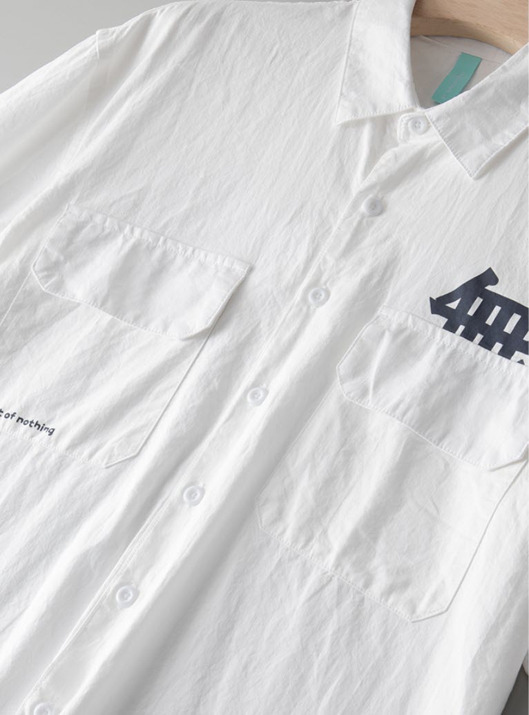Áo sơ mi nam 100% cotton ManStar TC152 tay ngắn basic style