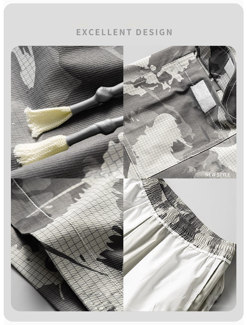 Quần short nam lưng thun ManStar MS8101 100% polyester
