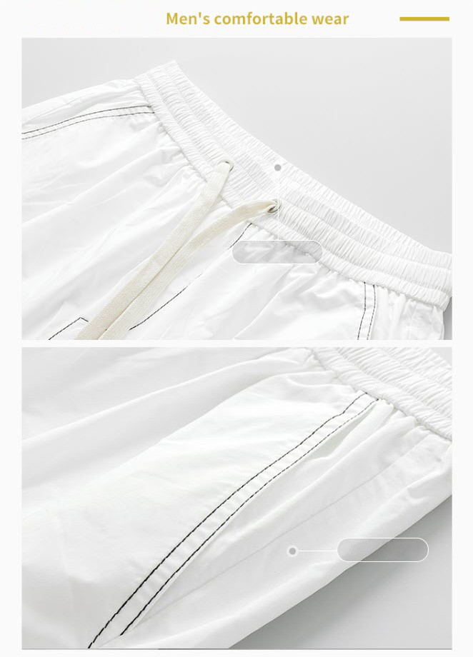 Quần short nam lưng thun ManStar MS8193 100% polyester