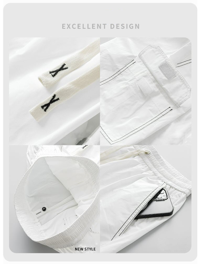 Quần short nam lưng thun ManStar MS8193 100% polyester