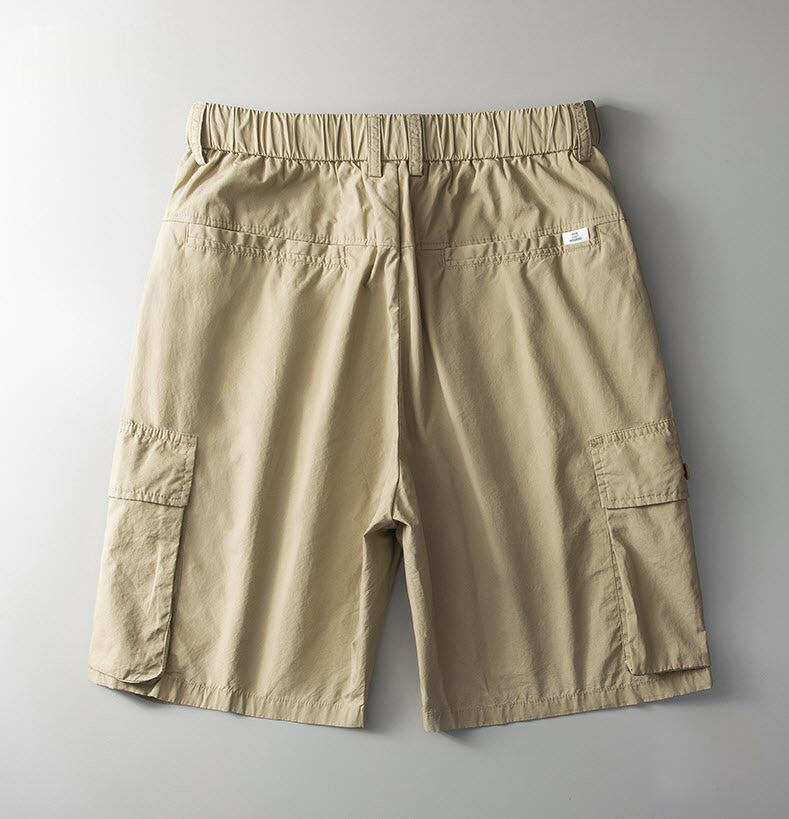 Quần short nam lưng thun túi hộp ManStar MS198 100% cotton