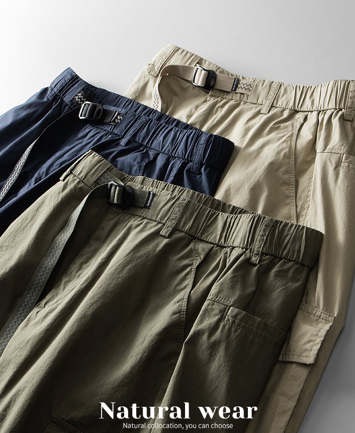 Quần short nam lưng thun túi hộp ManStar MS198 100% cotton